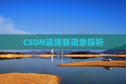 CSDN盗博客现象探析